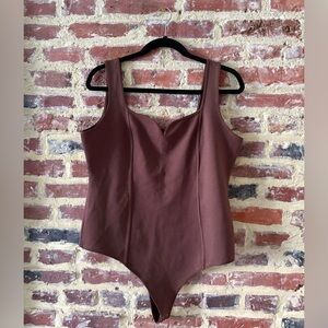 New Abercrombie & Fitch Chocolate Brown Bodysuit